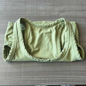 Women's Light Support Rib Racerback Longline Sports Bra - All In Motion™